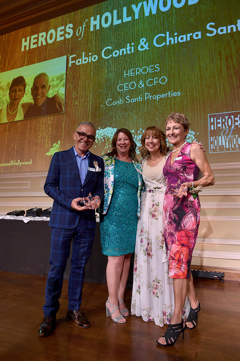 Fabio Conti and Chiara Santi Heroes of Hollywood 2018