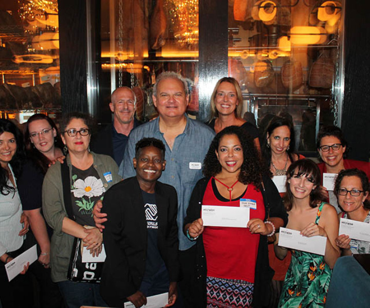 The Hollywood Chamber of Commerce Community Foundation presented around $30K to local community organizations during Business After Hours at Gwen in September. 